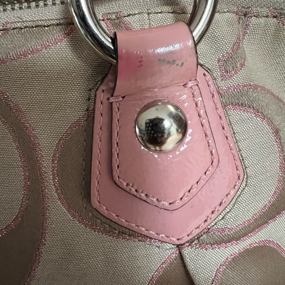 Coach Poppy signature jacquard purse - Picture 8 of 10